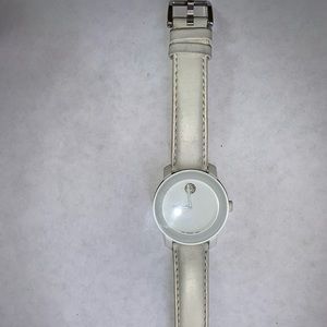Movado bold white watch